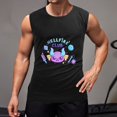 thumbnail image 2 of Hellfire Men'S Muscle T-Shirt, Sleeveless, Muscle Tank Tee Top XL, 2 of 7