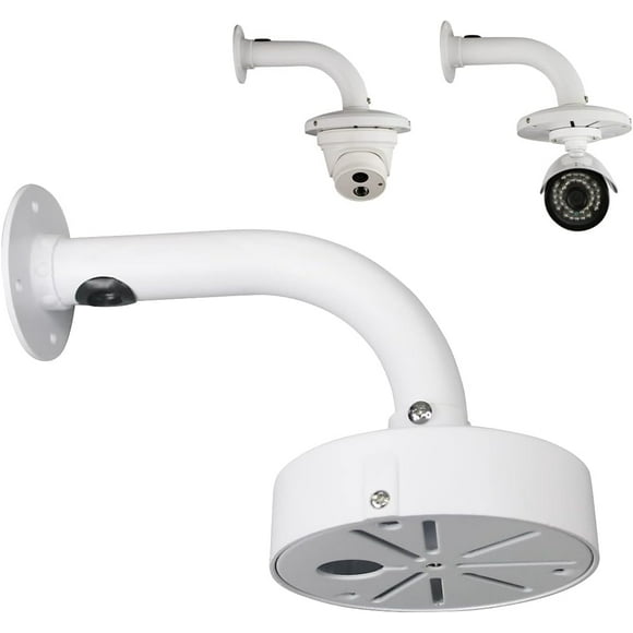 ERDS-Security Camera Mount Bracket, Dome Camera Mount Universal Camera Wall Mounting Bracket/IP Camera for CCTV Security Camera, L Type