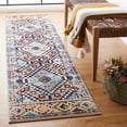 thumbnail image 3 of SAFAVIEH Madison Lanford Vintage Geometric Runner Rug, Orange/Beige, 2' x 8', 3 of 9