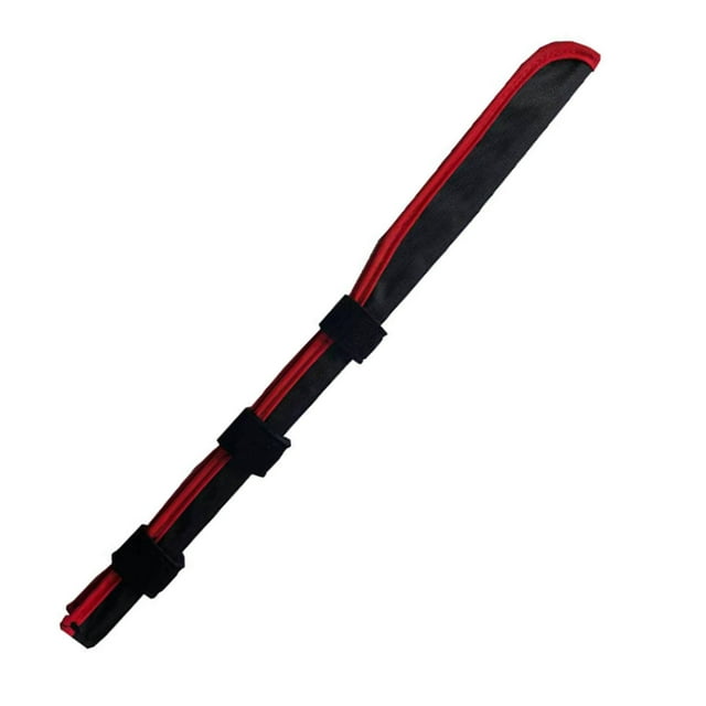 braveheart Fishing Rod Protector Built In Flexible Tubes Strong And Sturdy Protective Rod Socks For Fishing Poles Case Washable Black Red 50cm