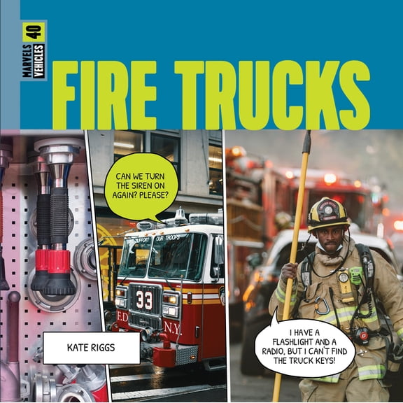 Marvels Fire Trucks, (Hardcover)
