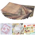 thumbnail image 1 of Scrapbooking Crafts, Journal Card Durable Scrapbook Paper Album Scrapbook Pattern 5.9 x 5.9in  for Gift Box/DIY Photo Album Packaging, 1 of 8