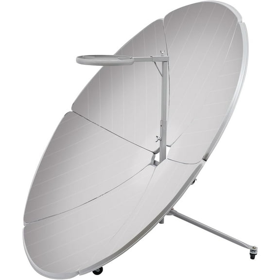 Miumaeov 1800W Parabolic Solar Cooker High Efficiency Sun Oven 800-1000°C Outdoor Camping