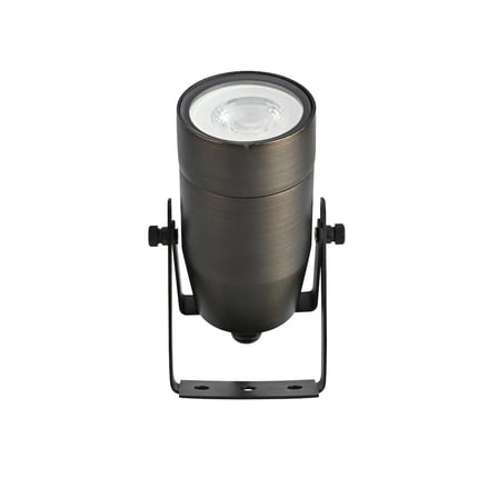 Elitco Lighting Outdoor 12V Cast Brass spot light 2 inch Wide x 4.5 inch High in Dark Bronze