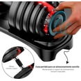 thumbnail image 4 of Caminadora Electrica 110 V, Bluelander, Walking Pad con Asa, Incluye un Par de Mancuernas Ajustables de 5 a 52.5 Libras (2 a 24 Kg), 4 of 5