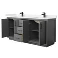 thumbnail image 7 of Wyndham Collection WCF111172DGBC2UNSMXX Icon 72" Free Standing Double Basin Vanity Set -, 7 of 7