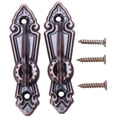 thumbnail image 3 of Metal Curtain Tassel Tie Back Tieback Mini Wall Hooks 6PCS Red Bronze, 3 of 8