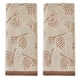thumbnail image 1 of Juego de 2 Toallas de Mano Jacquard con Piña de Pino SKL Home en Color Trigo, 1 of 7