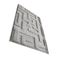 thumbnail image 2 of Ounissouiy exquisito hecho a mano lavable a máquina | Sin derramamiento Agarre fuerte Absorción de agua fuerte Fondo antideslizante Fácil Juegos de accesorios de baño gris claro, 40*60 cm 40*60 cm, 2 of 6
