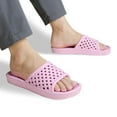 thumbnail image 5 of Shower Shoes Slide for Men and Women Holes Bath Slipper Bathroom Sandal Pool Gym College Dorm Non-Slip, 5 of 5