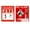 B, variant on Safety Alert Decal Stickers for Home, Emergency Pet Rescue Notification Set of 10 for Window Display