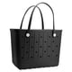 thumbnail image 2 of Bolso de Playa CXY Mediano de Goma EVA Lavable para Mujer Negro, 2 of 9