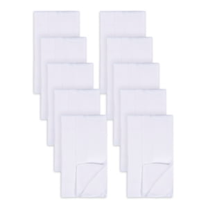 Cotton Prefold Cloth Diapers, 10-Pack