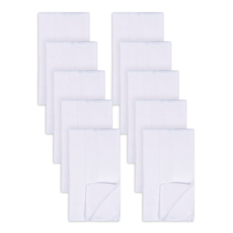 Cotton Prefold Cloth Diapers, 10-Pack photo 1