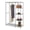 45.5"l X 19.3"w X 68.0"h, variant on Freestanding Industrial Closet Organizer Modern Heavy Duty Storage Wardrobe Cabinet for Bedroom Living Room