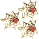 thumbnail image 5 of Juego de 3 broches de aleación de diamante con forma de araña, hechos a mano, estilo retro, para ramos de boda (CHJ2087 Diamante Rojo), 5 of 14