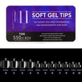 thumbnail image 1 of Soft Gel Full Cover Nail Tips,clear Gel Nail Tips For Press On Nail Extension, 1 of 5
