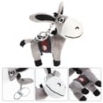 thumbnail image 3 of BRIGHTFUFU Donkey Keychain de peluche Colgante de peltón de peltón de pelado Decoración de llaves de burro, 3 of 7
