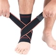 thumbnail image 4 of Ankle Brace Compression Sleeve Relieves Achilles Tendonitis Joint Pain Plantar Fasciitis Sock with Foot Arch Support for Sports, 4 of 5