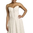 thumbnail image 2 of David’s Bridal, The Edit by DB Studio Women's Strapless A-Line Corset Wedding Dress, Full Length, Lace, 2 of 5