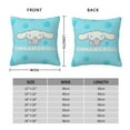 thumbnail image 7 of Cinnamoroll Throw Pillow Cover Decoration Pillow Case Cushion for Home Sofa Couch 22"x22", 7 of 7