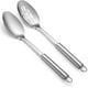 thumbnail image 1 of Juego de cucharas de cocina, cuchara ranurada sólida de acero inoxidable ReaNea, juego de utensilios de cocina, cucharas grandes para mezclar, servir y remover, regalo para el hogar y el restaurante., 1 of 6