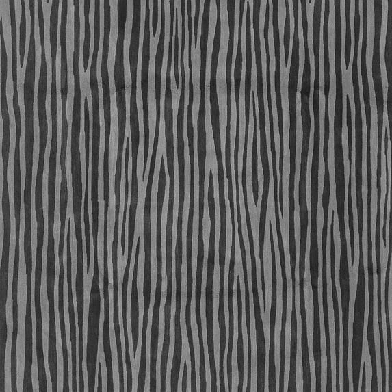 Ahgly Company Indoor Square Abstract Gray Modern Area Rugs, 7' Square