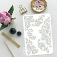 thumbnail image 3 of 29.7x21cm Plastic Drawing Painting Stencils Templates for Painting on Scrapbook Fabric Tiles Floor Furniture Wood Rectangle Floral, 3 of 7
