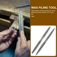 thumbnail image 2 of Miangastore 2pcs Double Ended Wax Carving File Tool Kit For Jewelry Making And Sculpting For Wax Modeling And Metal Shaping Detailed Carving, 2 of 8