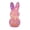 Purple, variant on LED Illuminated 3D Printed Easter Bunny Hollow Lamp - Glowing Rabbit Night Light Figurine - Festive Spring Bedroom Decor - Holiday Party Atmosphere Prop Kids Bedside Table Ornament
