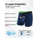 thumbnail image 4 of Ropa interior lavable para incontinencia urinaria TIICHOO para hombre, paquete de 5, 4 of 7