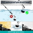 thumbnail image 5 of Electric Spin Scrubber, Cordless Bath Tub Power Scrubber 7in1, Deep Cleaning, Dual Speed Adjustable, Shower Cleaning Brush Household Tools for Bathroom & Tile Floor, 5 of 9