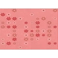 thumbnail image 1 of Ahgly Company Machine Washable Indoor Rectangle Transitional Light Coral Pink Area Rugs, 6' x 9', 1 of 7