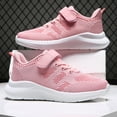 thumbnail image 2 of REDARER Boys Breathable Running Shoes, Lightweight with Hook & Loop Strap - Comfortable for Sports & Casual Wear,Color:Pink,Size:10.5-11 Years, 2 of 3