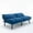 Navy Blue, variant on PAPROOS Convertible Sofa Bed, 67'' Futon Sofa Bed, Upholstered Sofa Bed Couch, Foladable Sofa Chair, Loveseat Sleeper Sofa for Small Space, Apartment, Living Room, Emerald