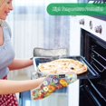 thumbnail image 2 of Yayeee Pot Holders Kitchen Heat Resistant with Pocket 7"x9.8" Cotton Oven Cooking Hot Pads, Purple Floral Tomatoes, 2 of 7