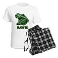 thumbnail image 4 of CafePress - T Rex RAWR Women's Light Pajamas - Women's Short Sleeve Print T-Shirt and Pants Light Cotton Pajama Set, 4 of 7