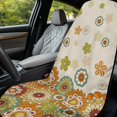 thumbnail image 4 of XYZCANDO Mixed Floral Pattern Car Seat Towel Covers Non-Slip for Gym Workout Travel, Soft Sweatproof Seat Covers Washable, 4 of 11