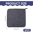 thumbnail image 2 of 2PCS Magic Bathroom Drying Cloth – Super Absorbent Shower Cloth for Cleaning Glass Streak-Free Microfibre Car Drying Towel & Multipurpose Magic Cleaning Cloths (40×40cm), 2 of 5