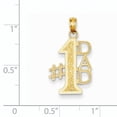thumbnail image 2 of Beautiful 14k #1 DAD Charm, 2 of 2