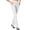 White, variant on Plus-Size Pants for Women Solid-Color Yoga Golf Pant High-Waisted Stretch Slim-Fit Casual Pants with Pockets XXL