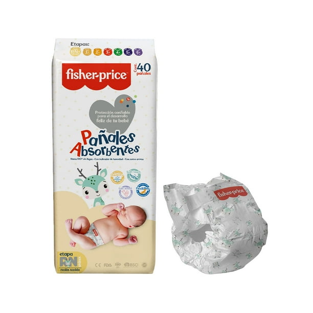 Fisher price 3 pack panales recien nacido 3 pack toallitas humedas