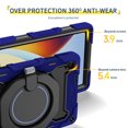 thumbnail image 3 of FJLBDE Case for Xiaomi Redmi Pad 2/Pad 2 SE 9.7 Inch with 360 Kickstand, Shoulder Strap Carrying Protective Cover, Navy Blue, 3 of 6