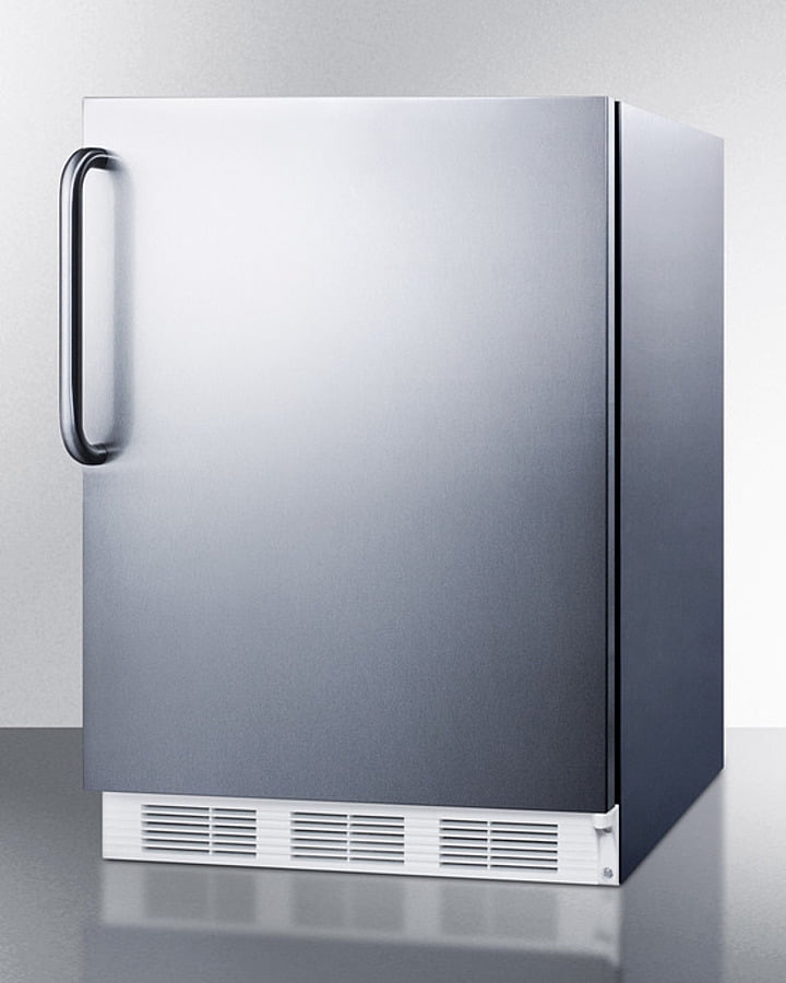 24" Wide Built-In Refrigerator-Freezer, Stainless Steel