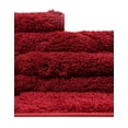 thumbnail image 6 of Unique Loom Floral Shag Collection Area Rug - Carved (4' x 6' Rectangle Red), 6 of 7