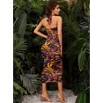 thumbnail image 2 of Mini Es for Women Summer Sexy Off Shoulder Short Sleeve Sequins Irregular Ruffles Es S-2xl, 2 of 5