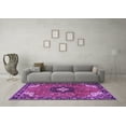 thumbnail image 3 of Ahgly Company Indoor Rectangle Medallion Purple Traditional Area Rugs, 3' x 5', 3 of 4