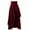 Wine, variant on Idoravan Women's Basic Versatile Skirt Clearance Womens Solid Punk Casual Ruched Midi High Waist Skirt