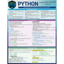Python Programming Language: A Quickstudy Laminated Reference Guide, (Paperback)
