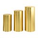 thumbnail image 3 of 3x Cubiertas de Pedestal Cilíndrico Cubiertas de Soporte de Pedestal Cilíndrico Mantel Cilindro Decorativo Cubiertas de Pedestal de Postre para Aniver oro, 3 of 8